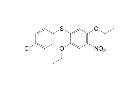 p-chlorophenyl 2,5-diethoxy-4-nitrophenyl sulfide