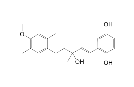 2-[(E)-3-hydroxy-5-(4-methoxy-2,3,6-trimethyl-phenyl)-3-methyl-pent-1-enyl]benzene-1,4-diol