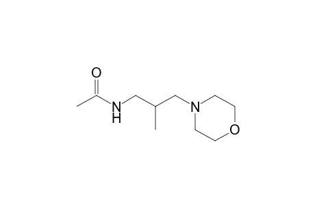 N-(2-methyl-3-morpholin-4-yl-propyl)ethanamide