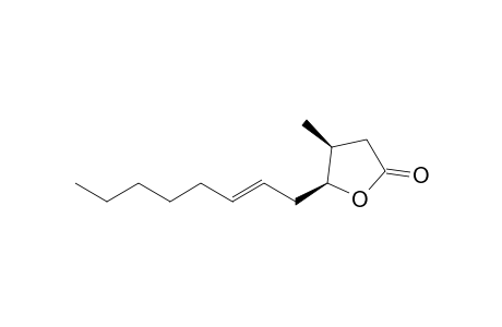 (cis)-5-(Oct-2'-enyl)-4-methyl-tetrahydrofuran-2-one