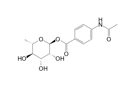4-(Acetylamino)benzoyl .alpha.-L-rhamnopyranoside