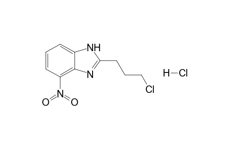 2-(3-Chloropropyl)-4-nitrobenzimidazole Hydrochloride