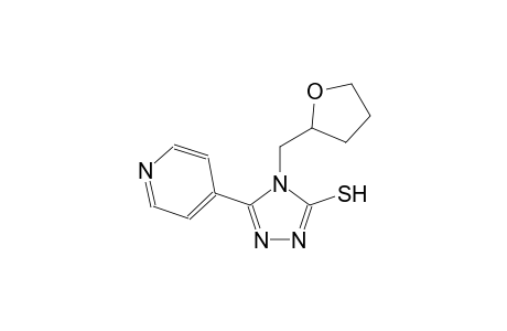 4H-1,2,4-triazole-3-thiol, 5-(4-pyridinyl)-4-[(tetrahydro-2-furanyl)methyl]-