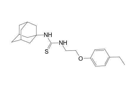 1-(1-adamantyl)-3-[2-(4-ethylphenoxy)ethyl]thiourea