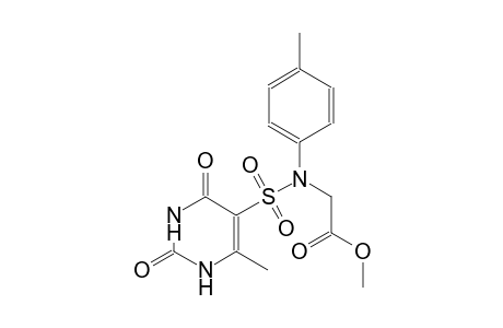 methyl {4-methyl[(6-methyl-2,4-dioxo-1,2,3,4-tetrahydro-5-pyrimidinyl)sulfonyl]anilino}acetate