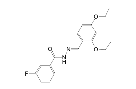 N'-[(E)-(2,4-diethoxyphenyl)methylidene]-3-fluorobenzohydrazide