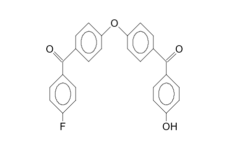 4-(4-Hydroxy-benzoyl)-4'-(4-fluoro-benzoyl)-diphenyl ether