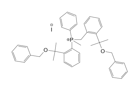 METHYLPHENYL-BIS-[2-(1-METHYL-1-BENZYLOXYETHYL)-PHENYL]-PHOSPHONIUM-IODIDE