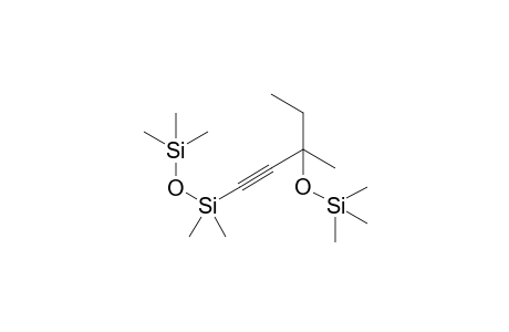 3-methyl-3-trimethylsiloxy-1-(dimethyl(trimethylsiloxy)silyl)-1-pentyne