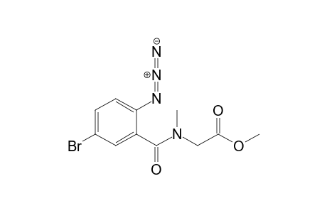 N-(2-Azido-5-bromobenzoyl)-N-methylglycine methyl ester
