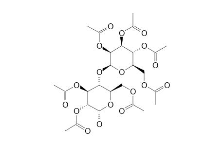 O-(2,3,4,6-TETRA-O-ACETYL-BETA-D-MANNOPYRANOSYL)-(1->4)-2,3,6-TRI-O-ACETYL-ALPHA-D-GLUCOPYRANOSIDE