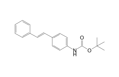 N-[4-[(E)-2-phenylethenyl]phenyl]carbamic acid tert-butyl ester