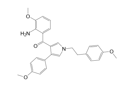 (3-Methoxy-2-aminophenyl){4-(4-methoxyphenyl)-1-[2-(4-methoxyphenyl)ethyl]1H-pyrrol-3-yl}methanone
