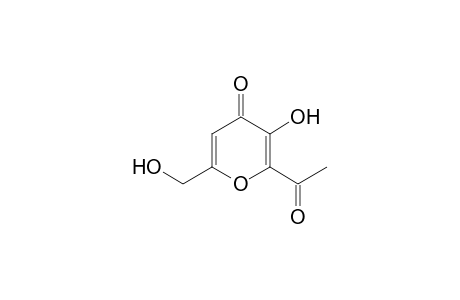 2-acetyl-3-hydroxy-6-(hydroxymethyl)-4H-pyran-4-one