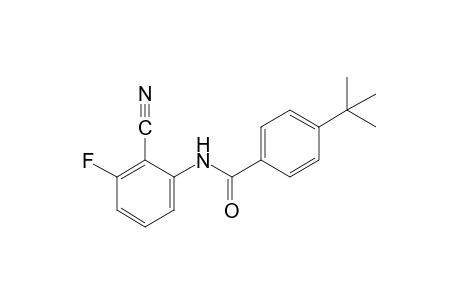 4-tert-butyl-2'-cyano-3'-fluorobenzanilide