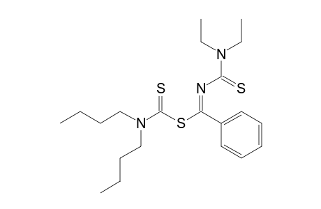 N,N-Dibutyl-S-[ N'-(N",N"-diethylthiocarbamoyl)benzimido]dithiocarbamic ester