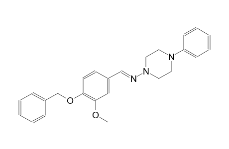 1-piperazinamine, N-[(E)-[3-methoxy-4-(phenylmethoxy)phenyl]methylidene]-4-phenyl-