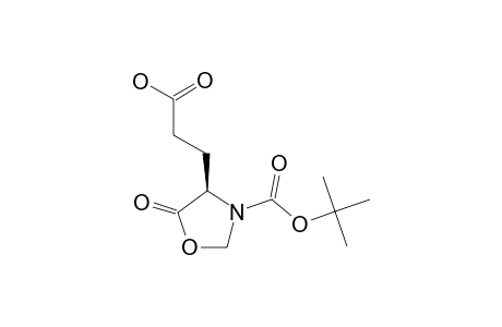 3-[(S)-3-TERT.-BUTYLOXYCARBONYLOXAZOLIDIN-5-ONE-4-YL]-PROPIONIC-ACID