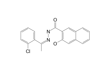 3-Hydroxynaphthalene-2-carboxylic acid [1-(2-chlorophenyl)-ethylidene]-hydrazide