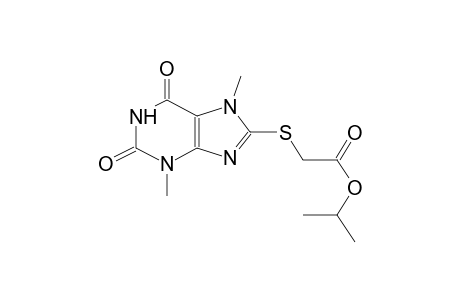 1-methyl-2-(isopropoxycarbonylmethylthio)-4-methyl-1H-4,5,6,7-tetrahydroimidazo[4,5-d]pyrimidin-5,7-dione