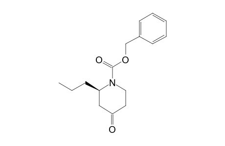 N-(BENZYLOXYCARBONYL)-(6S)-6-N-PROPYL-PIPERIDIN-4-ONE