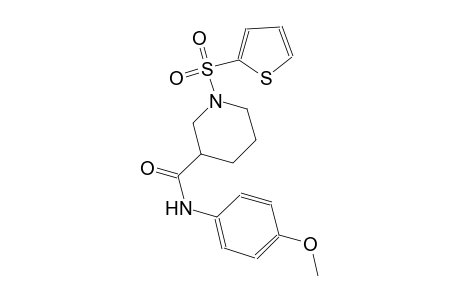 N-(4-methoxyphenyl)-1-(2-thienylsulfonyl)-3-piperidinecarboxamide