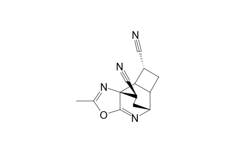 4-Cyano-2-methyl-3a,6-(cyanoethano)oxazolo[5,4-b]cyclobutano[d]pyridine