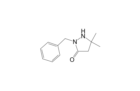 2-Benzyl-5,5-dimethylpyrazolidin-3-one