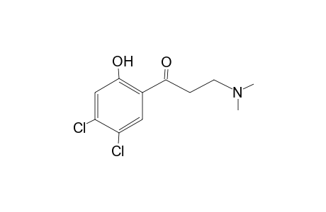 4,5-Dichloro-2-[3-(N-dimethylamino)-1-oxopropyl]phenol