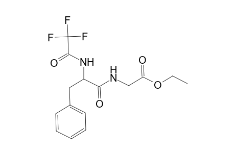 Glycine, N-[3-phenyl-N-(trifluoroacetyl)-l-alanyl]-, ethyl ester