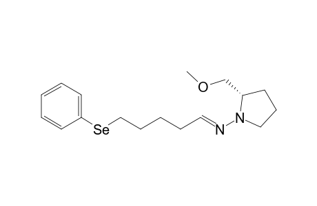 1-[(5-Benzeneselenylpentylidene)amino]-2S-methoxymethylpyrrolidine