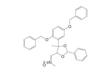 Methanamine, N-[[5-[2,5-bis(phenylmethoxy)phenyl]-5-methyl-2-phenyl-1,3-dioxolan-4 -yl]methylene]-, N-oxide