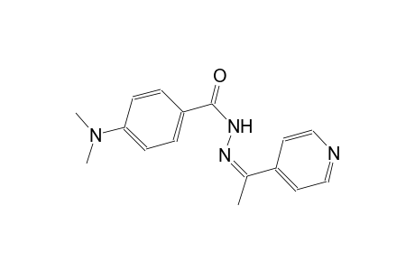 4-(dimethylamino)-N'-[(Z)-1-(4-pyridinyl)ethylidene]benzohydrazide