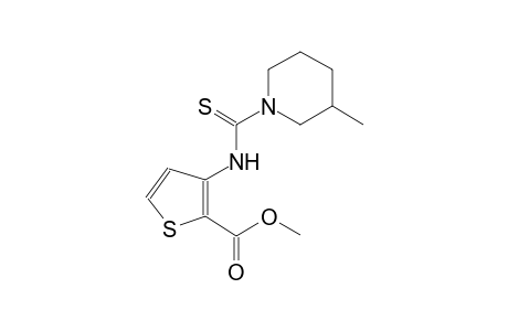 2-thiophenecarboxylic acid, 3-[[(3-methyl-1-piperidinyl)carbonothioyl]amino]-, methyl ester