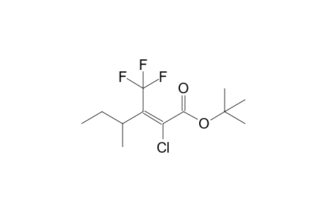 (E)-tert-Butyl 2-chloro-4-methyl-3-(trifluoromethyl)hex-2-enoate