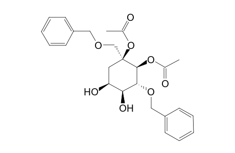 (1S,2S,3R,4S,5S)-4,5-O-Acetyl-3-O-benzyl-5-((benzyloxy)methyl)-cyclohexane-1,2,3,4,5-pentol