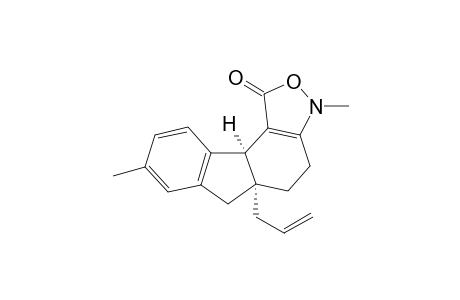 (5aR,10bS)-5a-allyl-3,8-dimethyl-3,4,5,5a,6,10b-hexahydro-1H-fluoreno[3,4-c]isoxazol-1-one