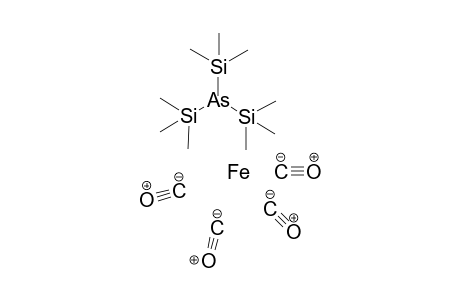 tetrakis(methanidylidyneoxidanium) tris(trimethylsilyl)arsane iron