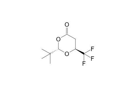 (trans)-2-(t-Butyl)-6-(trifluoromethyl)-1,3-dioxan-4-one