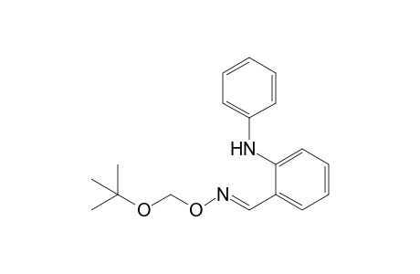 2-[(E)-(2-methylpropan-2-yl)oxymethoxyiminomethyl]-N-phenyl-aniline