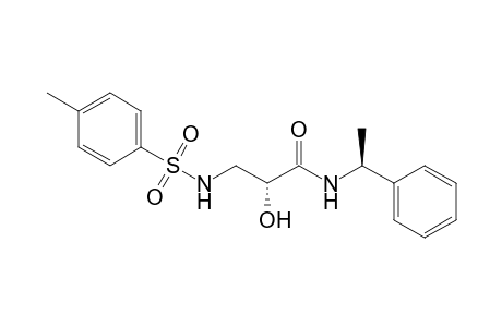 (2R)-2-hydroxy-N-[(1S)-1-phenylethyl]-3-(p-tolylsulfonylamino)propanamide