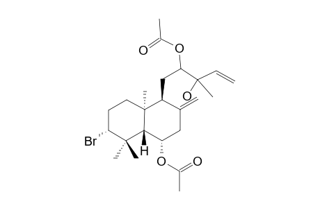 acetic acid [1-[[(1S,4S,4aS,6R,8aS)-4-acetoxy-6-bromo-5,5,8a-trimethyl-2-methylene-decalin-1-yl]methyl]-2-hydroxy-2-methyl-but-3-enyl] ester