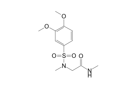 2-[(3,4-dimethoxyphenyl)sulfonyl-methyl-amino]-N-methyl-acetamide