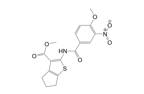 methyl 2-[(4-methoxy-3-nitrobenzoyl)amino]-5,6-dihydro-4H-cyclopenta[b]thiophene-3-carboxylate