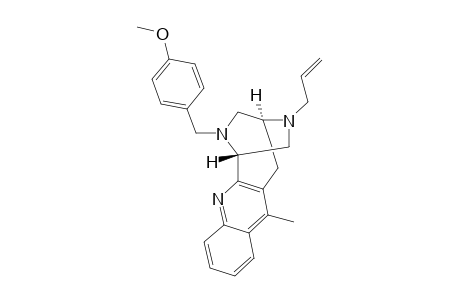 (-)-(1R,4S)-12-Allyl-2-(4-methoxybenzyl)-6-methyl-2,3,4,5-tetrahydro-4,1-iminomethano-1H-azepino[3,4-b]quinoline