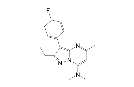 pyrazolo[1,5-a]pyrimidin-7-amine, 2-ethyl-3-(4-fluorophenyl)-N,N,5-trimethyl-