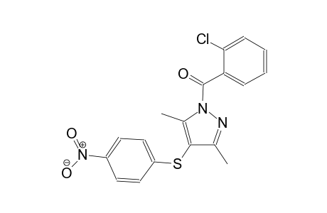 1H-pyrazole, 1-(2-chlorobenzoyl)-3,5-dimethyl-4-[(4-nitrophenyl)thio]-