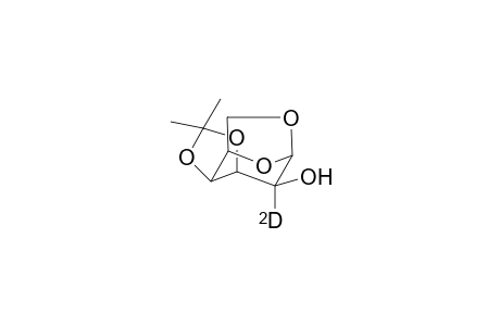 2-Deuterio-1,6-anhydro-3,4-O-isopropylidene-.beta.-D-talopyranose