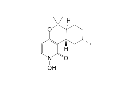 (6a.alpha.,9.alpha.,10a.beta.)-2,6,6a,7,8,9,10,10a-Octahydro-2-hydroxy-6,6,9-trimethyl-1H-[2]benzopyrano[4,3-c]pyridin-1-one