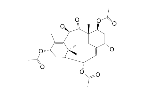 2-ALPHA,7-BETA,13-ALPHA-TRIACETOXY-5-ALPHA,10-BETA-DIHYDROXY-9-KETO-2-(3->20)-ABEO-TAXANE